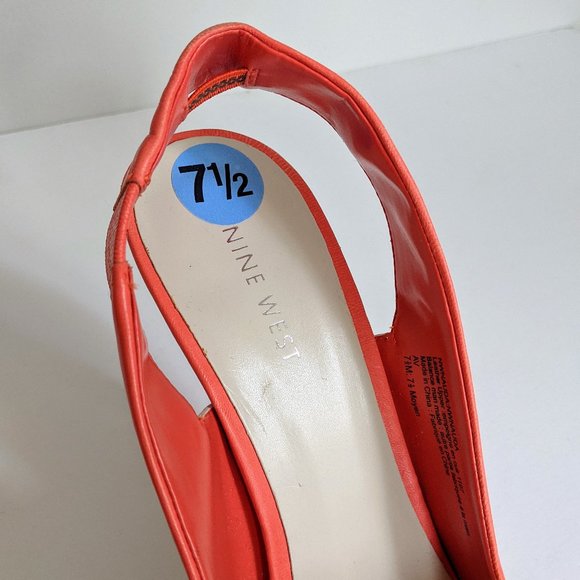 Nine West Spectator Slingback Heels - Picture 7 of 11